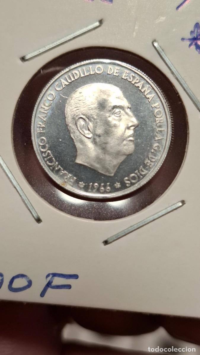 Monedas Franco: MONEDA DE 50 C&Eacute;NTIMOS DE 1966*19-75 PROFF - Foto 1