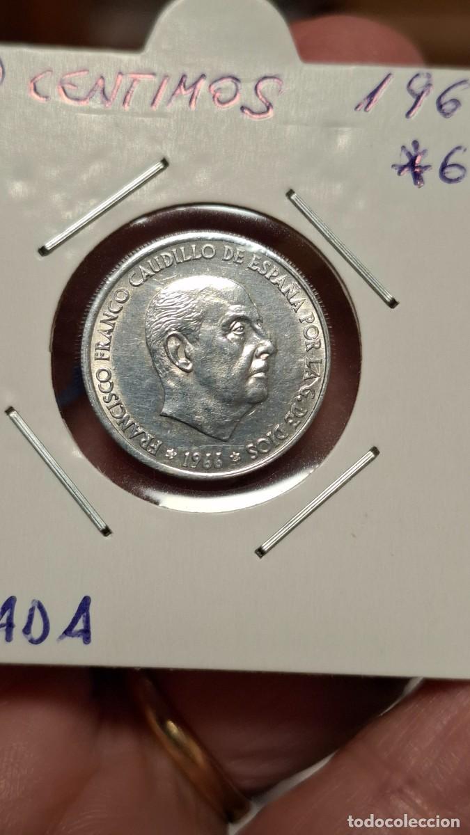 Monedas Franco: MONEDA DE 50 C&Eacute;NTIMOS DE 1966*19-72 ESCASA - Foto 1