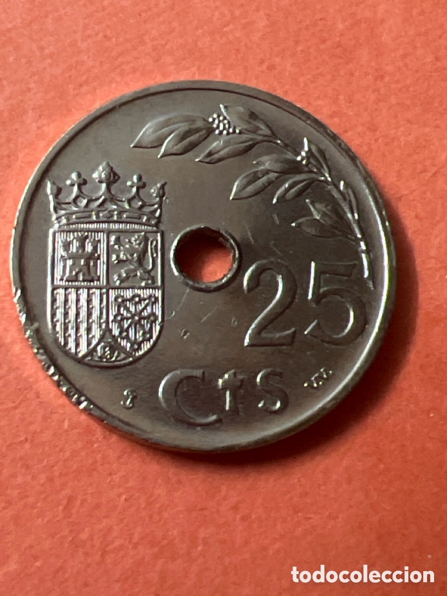 Monedas Franco: C1546. Espa&ntilde;a. Moneda de 25 c&eacute;ntimos de 1937. - Foto 1