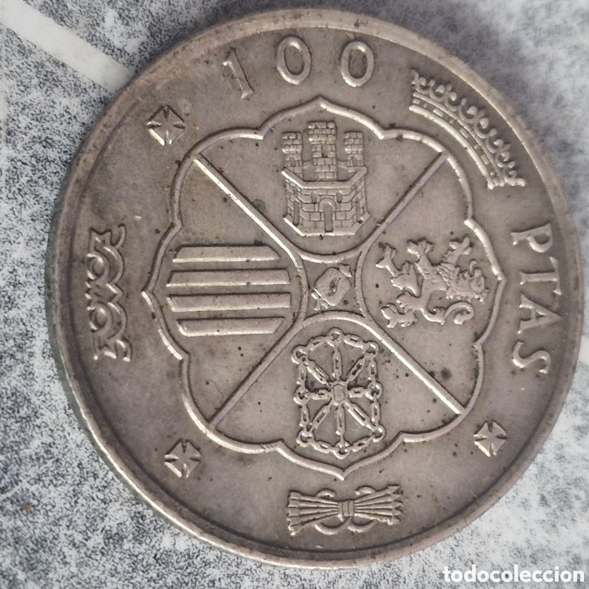 Monedas Franco: 100 pesetas 1966 de plata - Foto 2