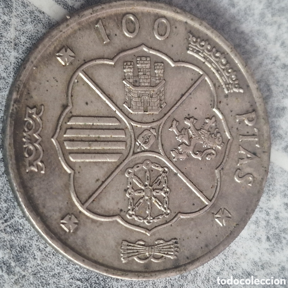 Monedas Franco: 100 pesetas 1966 plata - Foto 1