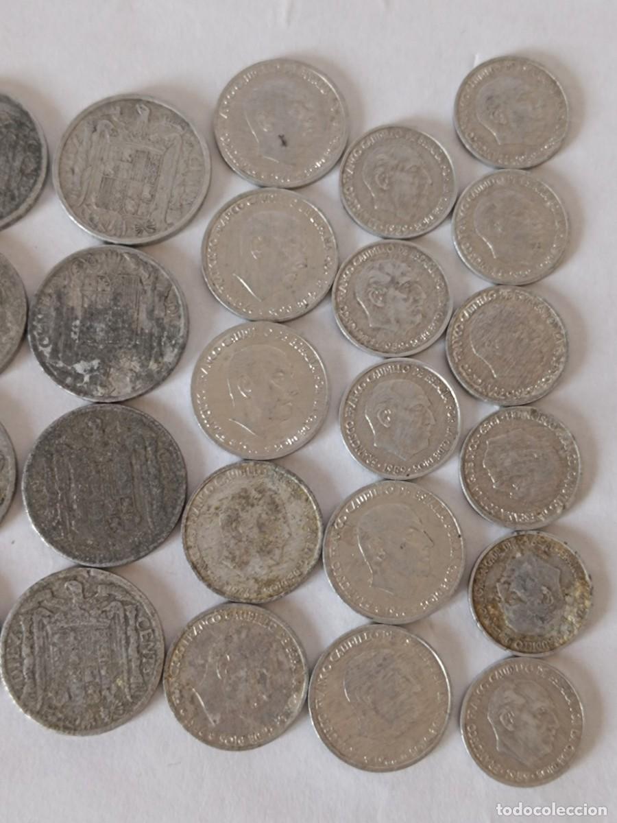 Monedas Franco: Lote de monedas antiguas Espa&ntilde;olas - Foto 3