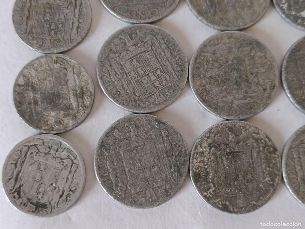 Monedas Franco: Lote de monedas antiguas Espa&ntilde;olas - Foto 4