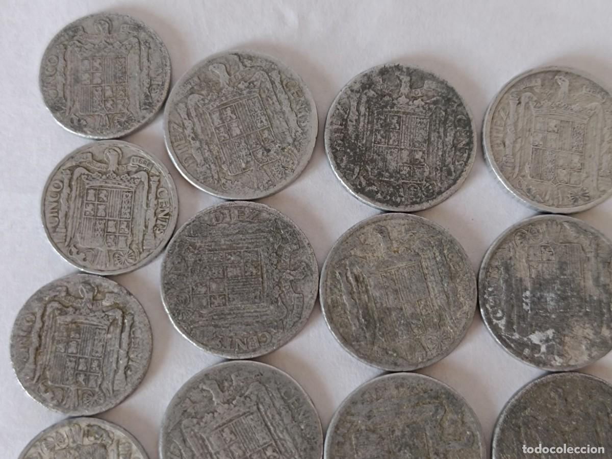 Monedas Franco: Lote de monedas antiguas Espa&ntilde;olas - Foto 5