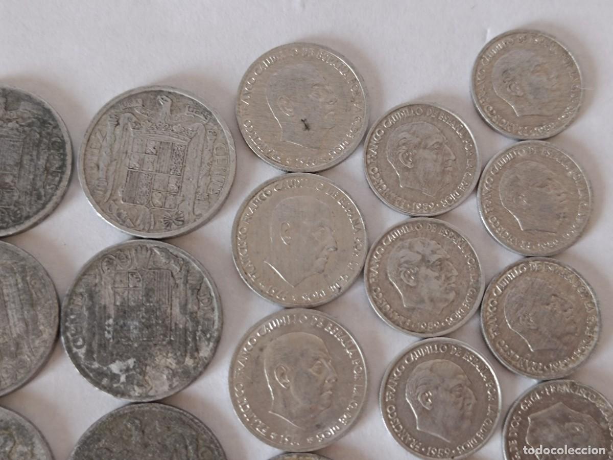 Monedas Franco: Lote de monedas antiguas Espa&ntilde;olas - Foto 6