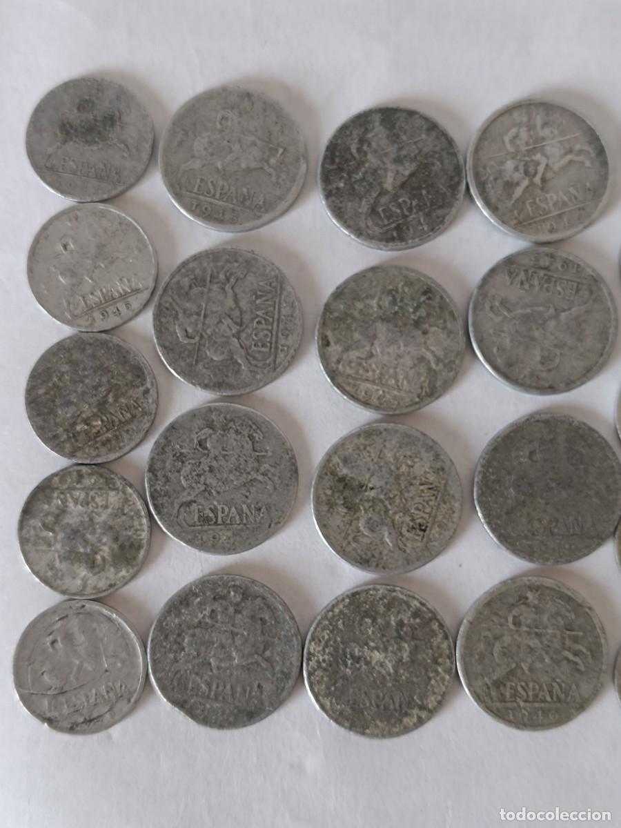 Monedas Franco: Lote de monedas antiguas Espa&ntilde;olas - Foto 9