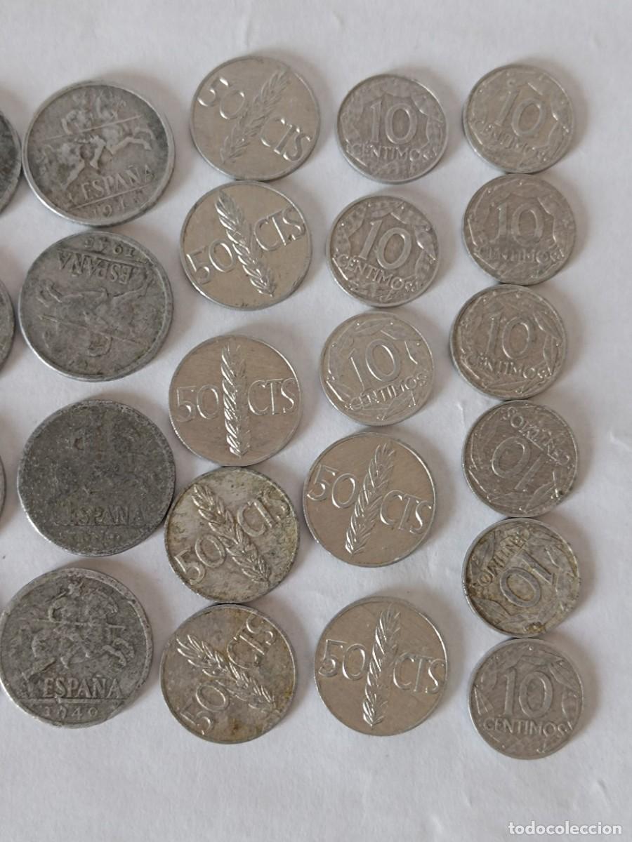 Monedas Franco: Lote de monedas antiguas Espa&ntilde;olas - Foto 10
