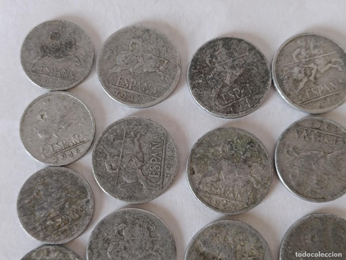 Monedas Franco: Lote de monedas antiguas Espa&ntilde;olas - Foto 12