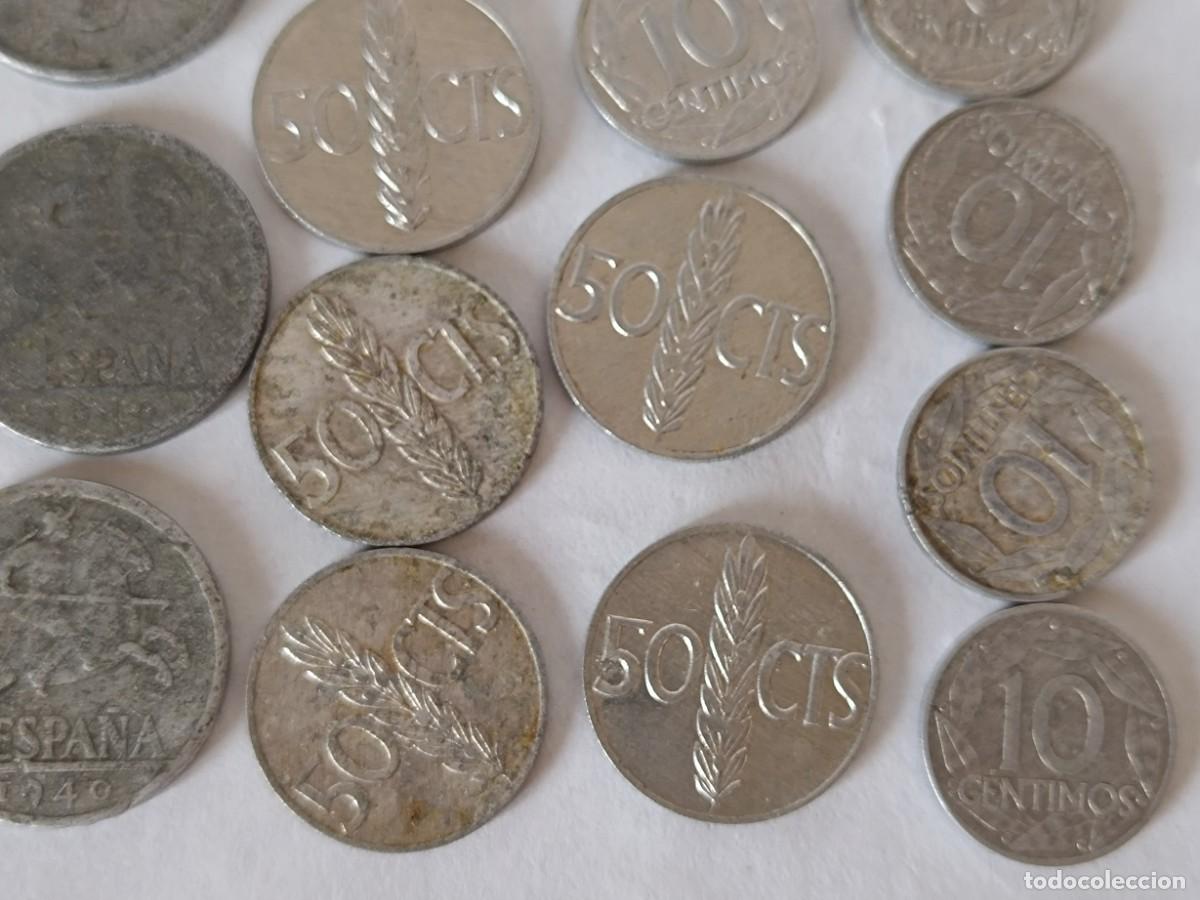 Monedas Franco: Lote de monedas antiguas Espa&ntilde;olas - Foto 14