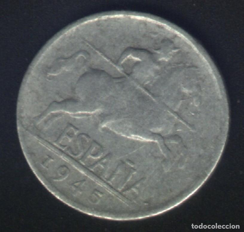 Monedas Franco: X-145- ESPA&Ntilde;A. 5 CENTIMOS. 1945. - Foto 1