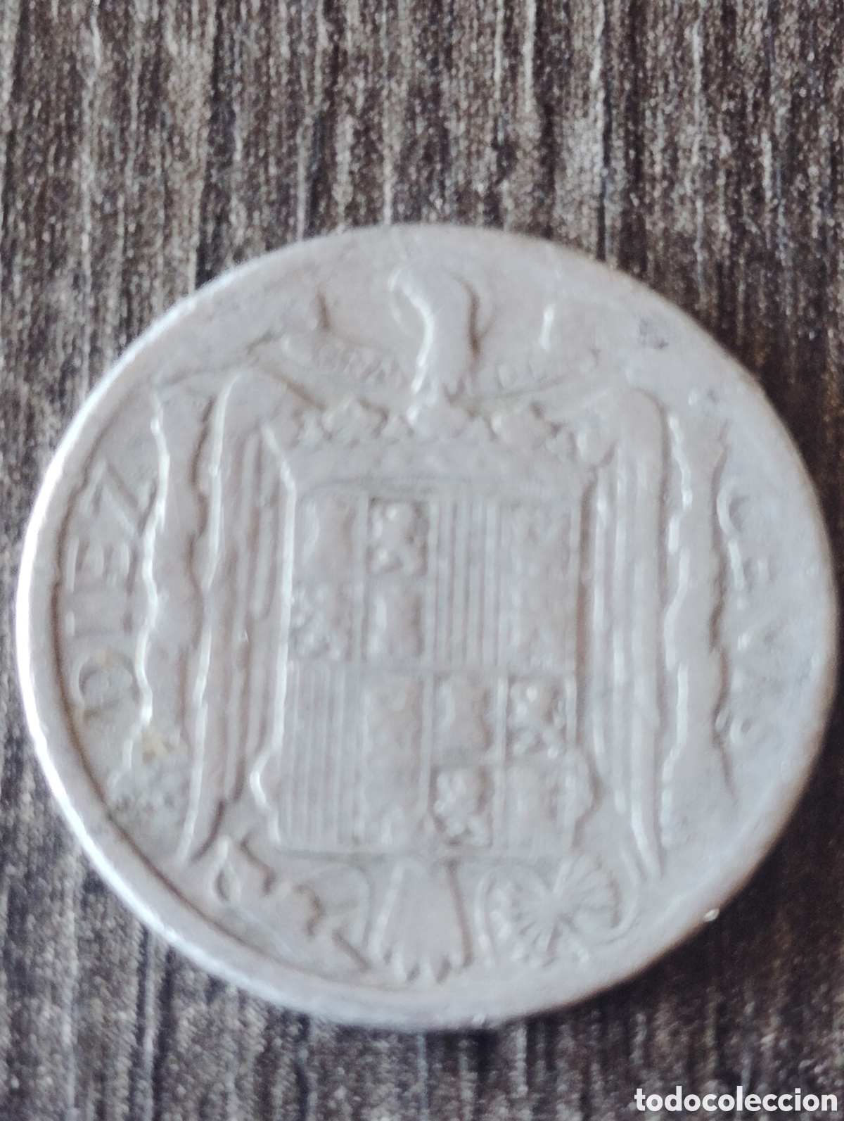 Monedas Franco: Moneda de 20 c&eacute;ntimos de 1945 - Foto 2