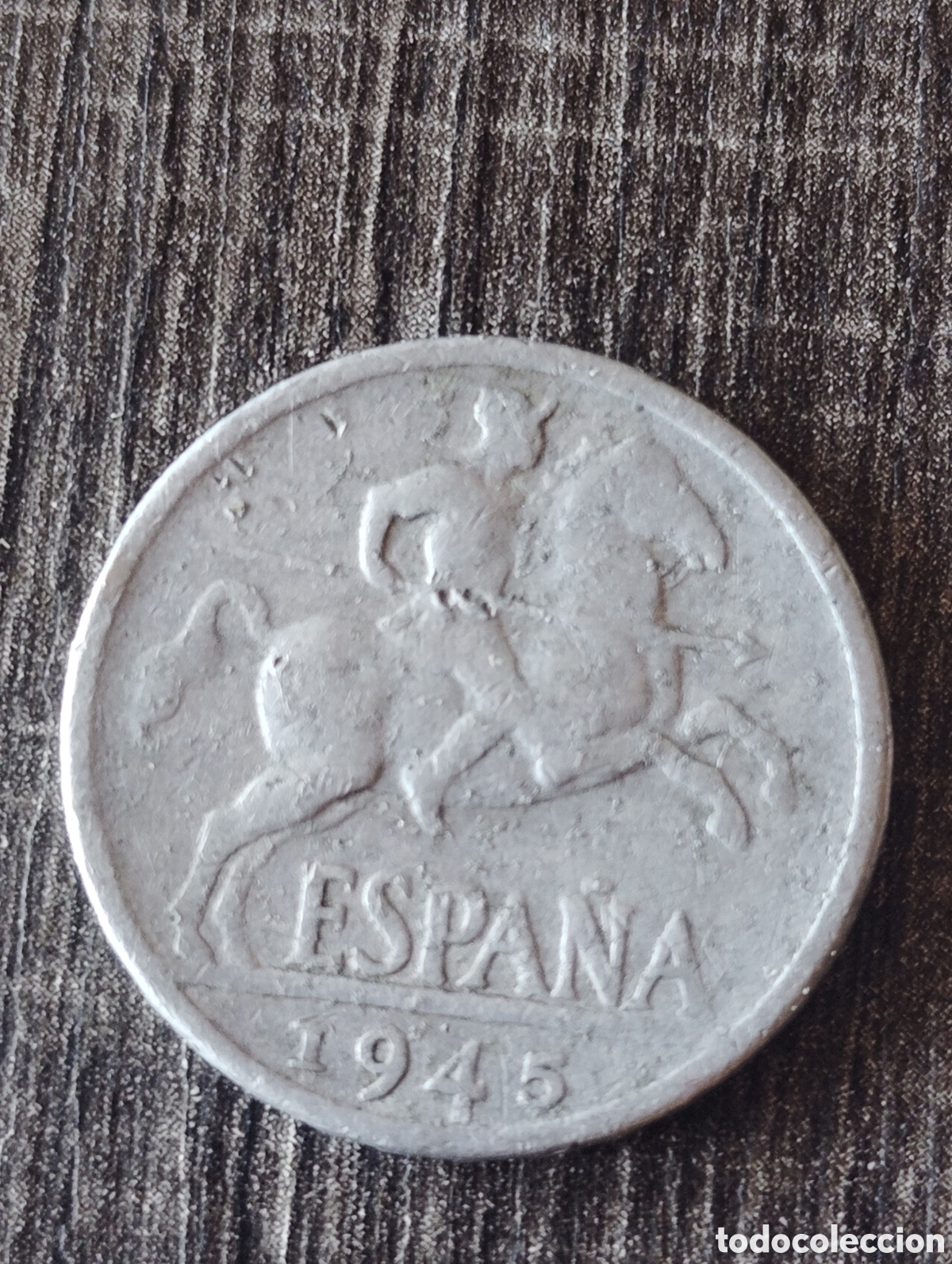 Monedas Franco: Moneda de 20 c&eacute;ntimos de 1945 - Foto 1