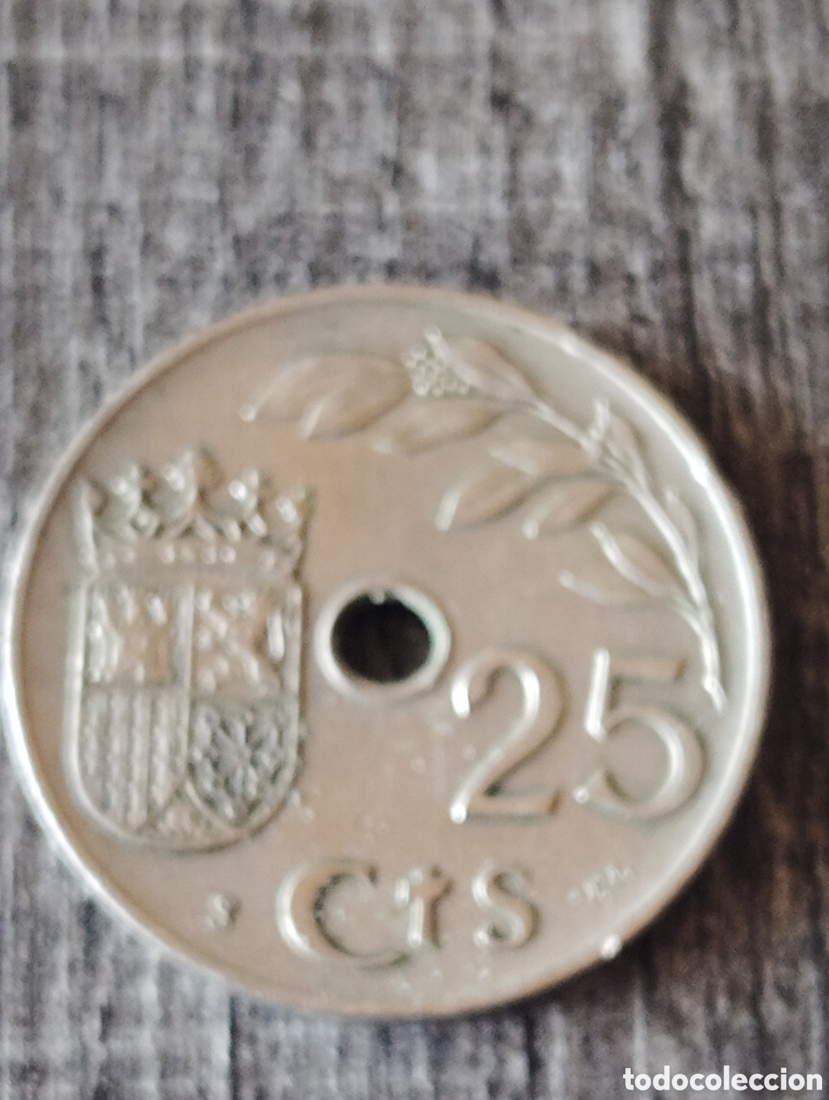 Monedas Franco: Moneda 25 c&eacute;ntimos de 1937 - Foto 2