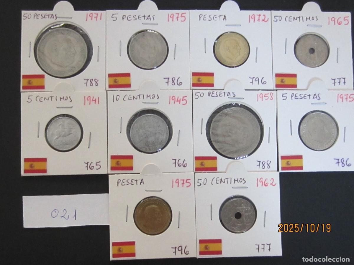 Monedas Franco: ESTADO ESPA&Ntilde;OL - L 021 - Foto 1