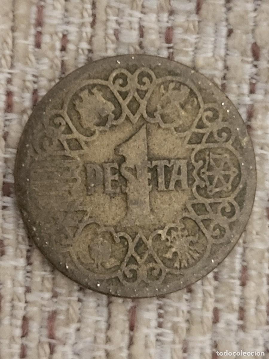 Monedas Franco: MONEDA 1 PESETA 1944 - Foto 2