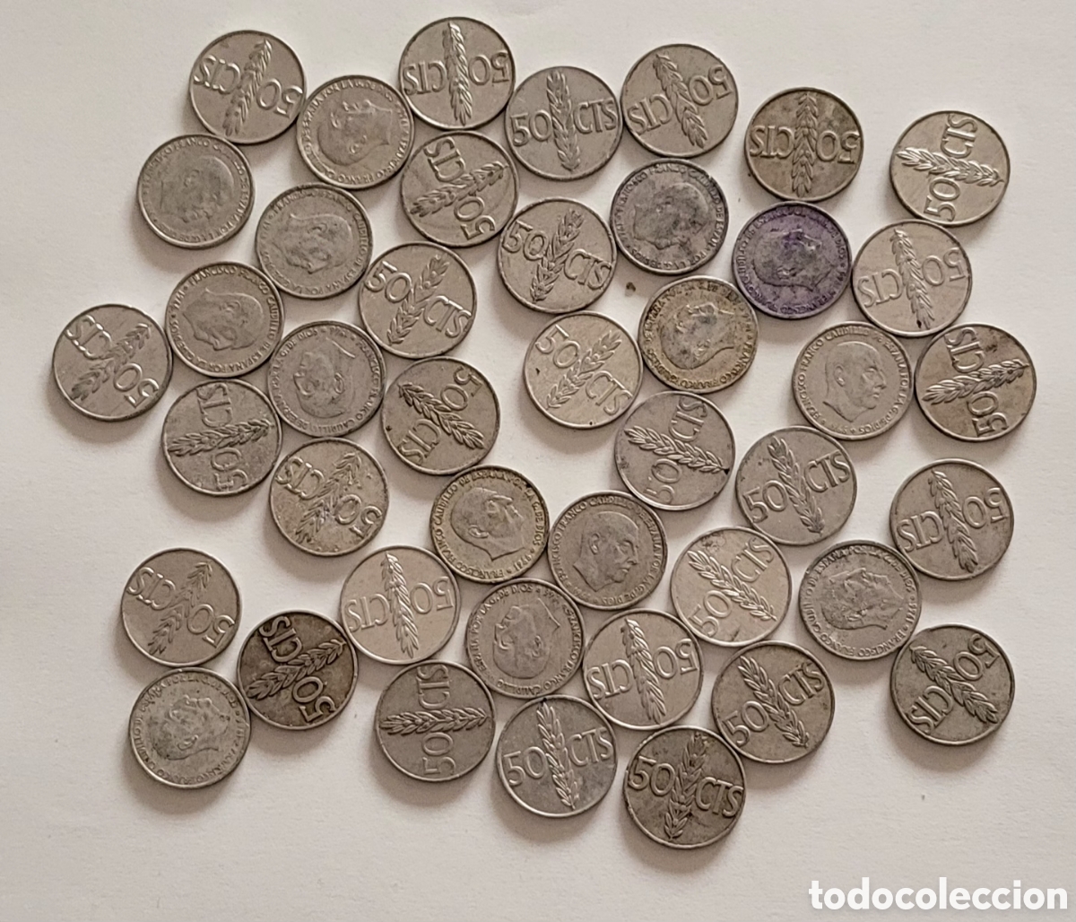 Monedas Franco: Lote monedas Franco 1966 - Foto 1