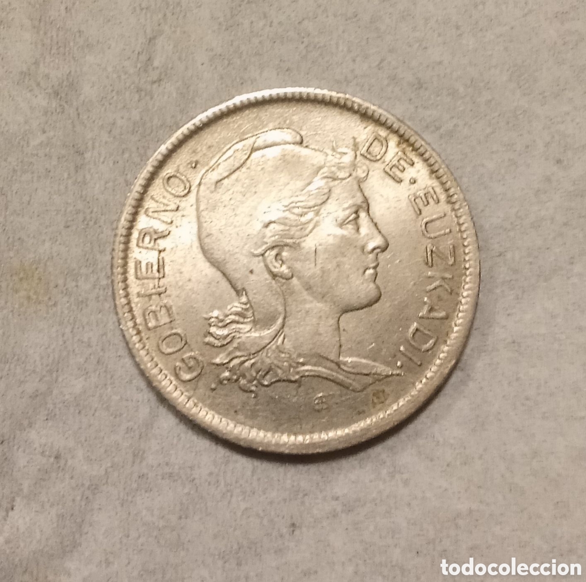 Monedas Franco: 2 PESETAS DEL GOBIERNO DE EUSKADI 1937 - Foto 1