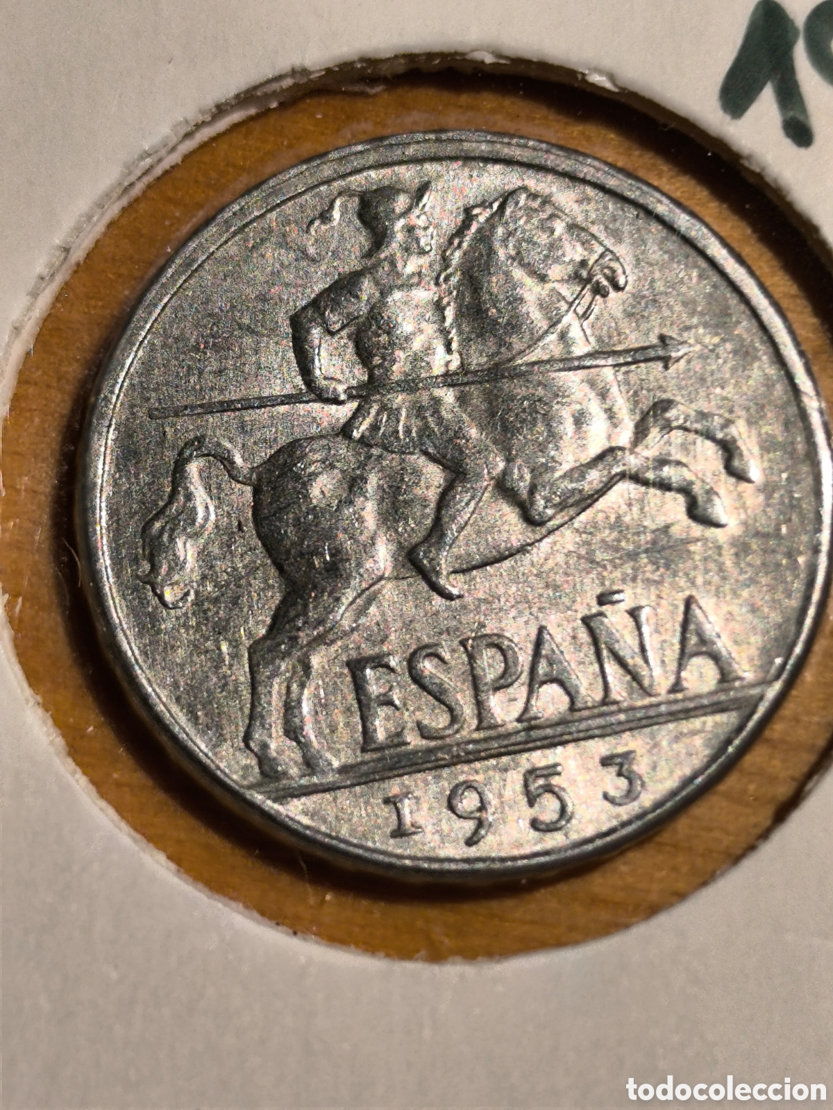 Monedas Franco: 10 CMS Espa&ntilde;a 1953, s/C como nueva - Foto 2