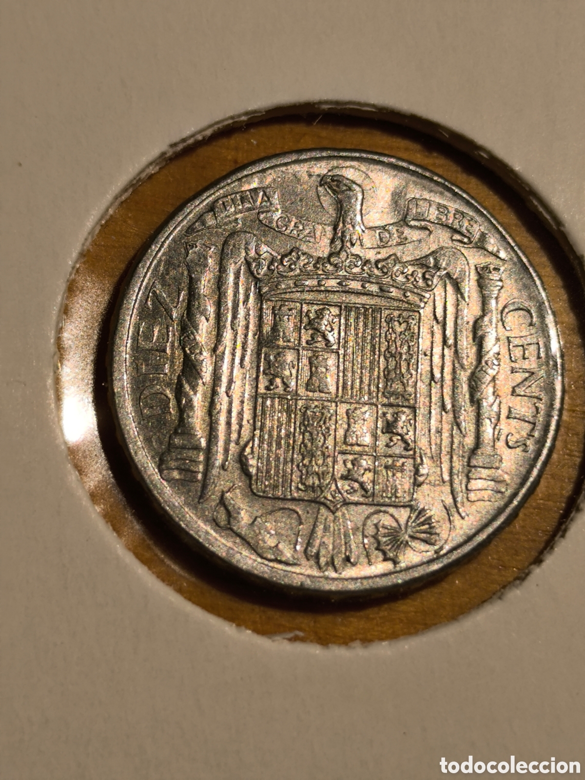 Monedas Franco: 10 CMS Espa&ntilde;a 1953, s/C como nueva - Foto 3