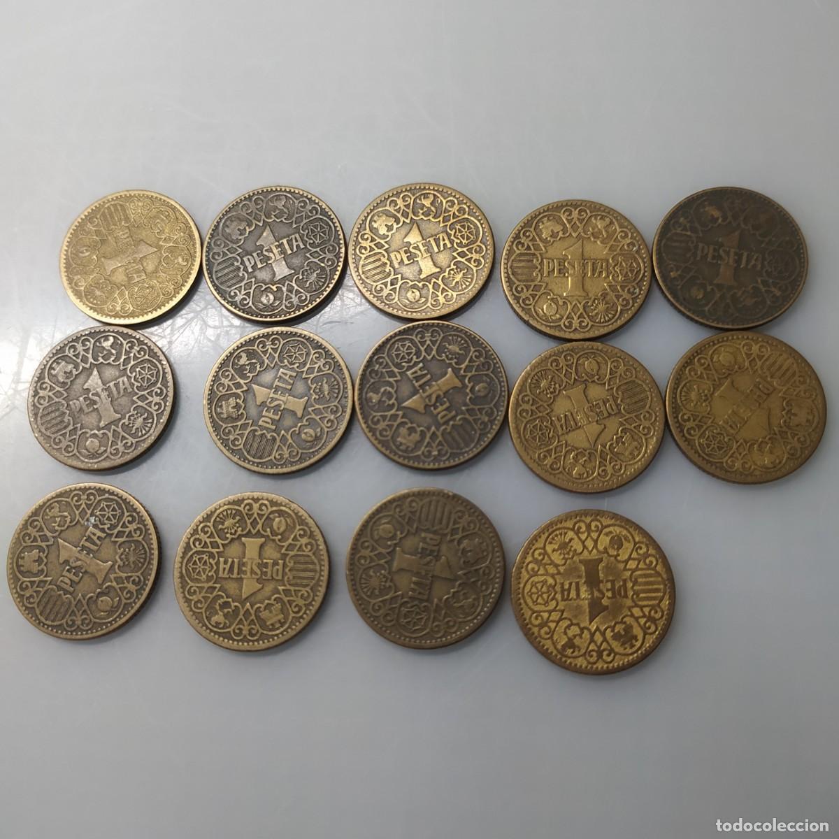 Monedas Franco: MONEDAS EPOCA DE FRANCO - Foto 10