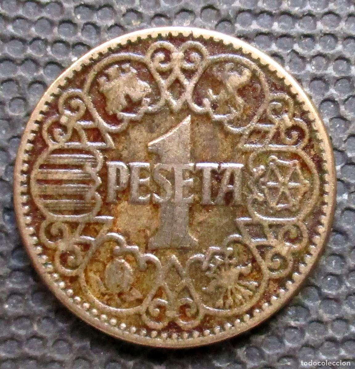 Monedas Franco: 1 PESETA 1944 -Ref. 1- - Foto 1