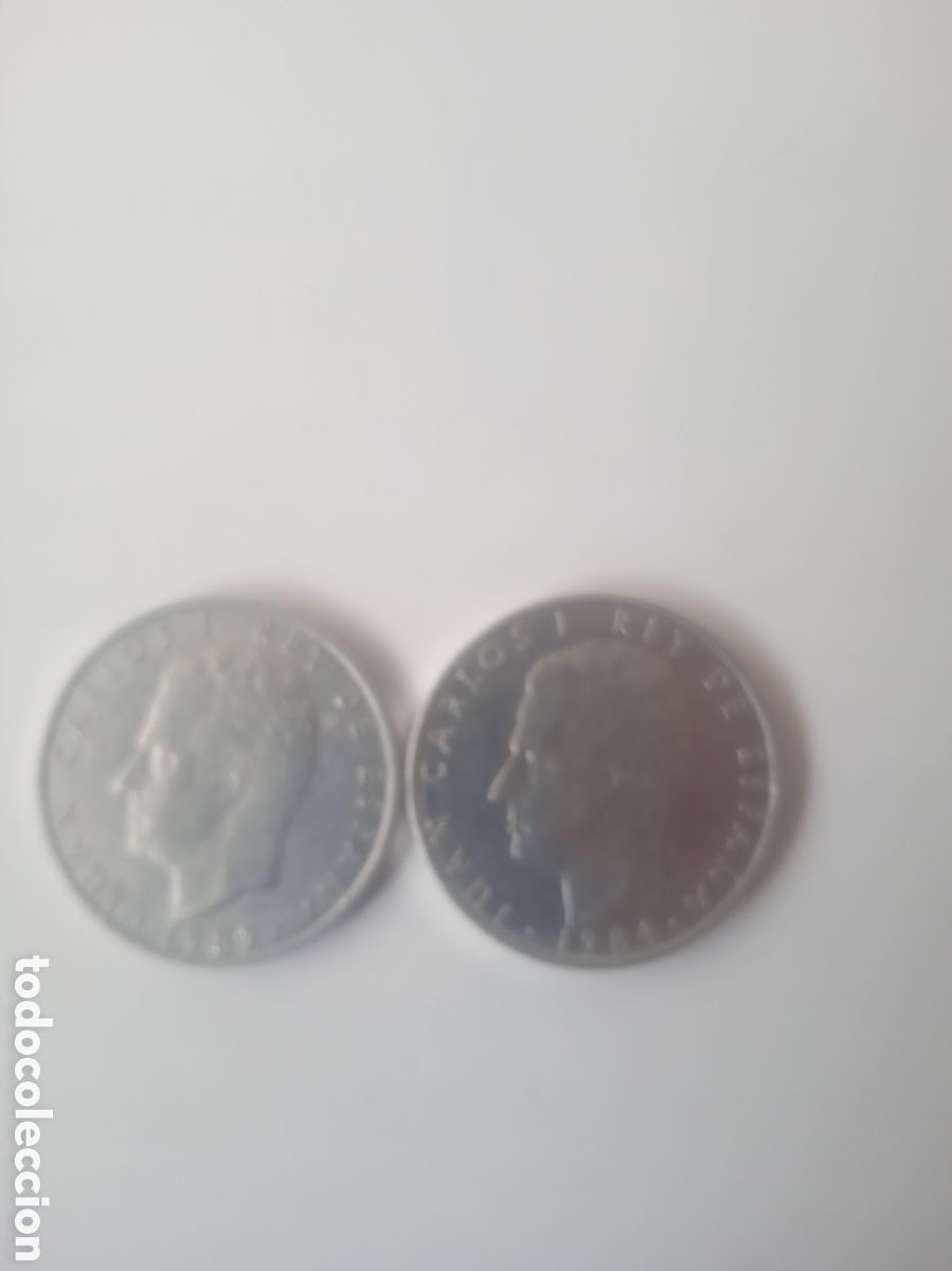 Monedas Franco: 2 MONEDAS DE 2 PESETAS DE 1982 Y 84 - Foto 1