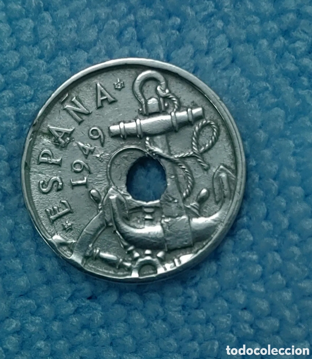 Monedas Franco: 50 C&Eacute;NTIMOS DE FRANCO 1949*53 CON ERROR - Foto 1