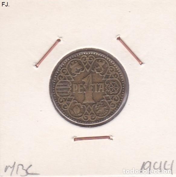 Monedas Franco: Moneda 1 Pta 1944 E Espa&ntilde;ol. Mbc. - Foto 1