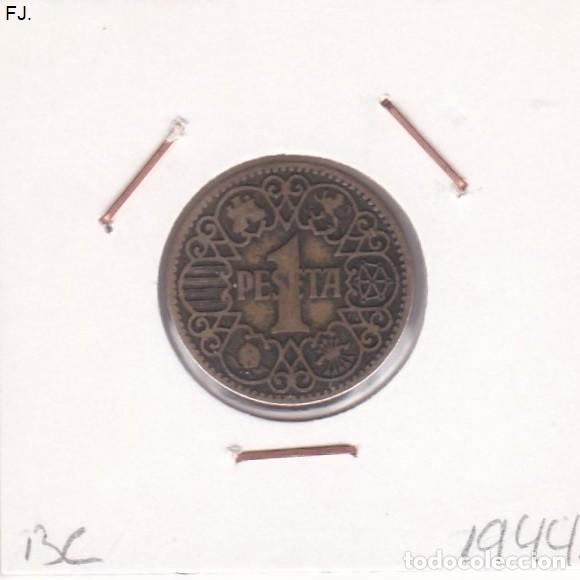 Monedas Franco: Moneda 1 Pta 1944 E Espa&ntilde;ol. Bc. - Foto 1