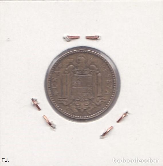 Monedas Franco: Moneda 1 Pta 1947*48 E Espa&ntilde;ol. Mbc. - Foto 2