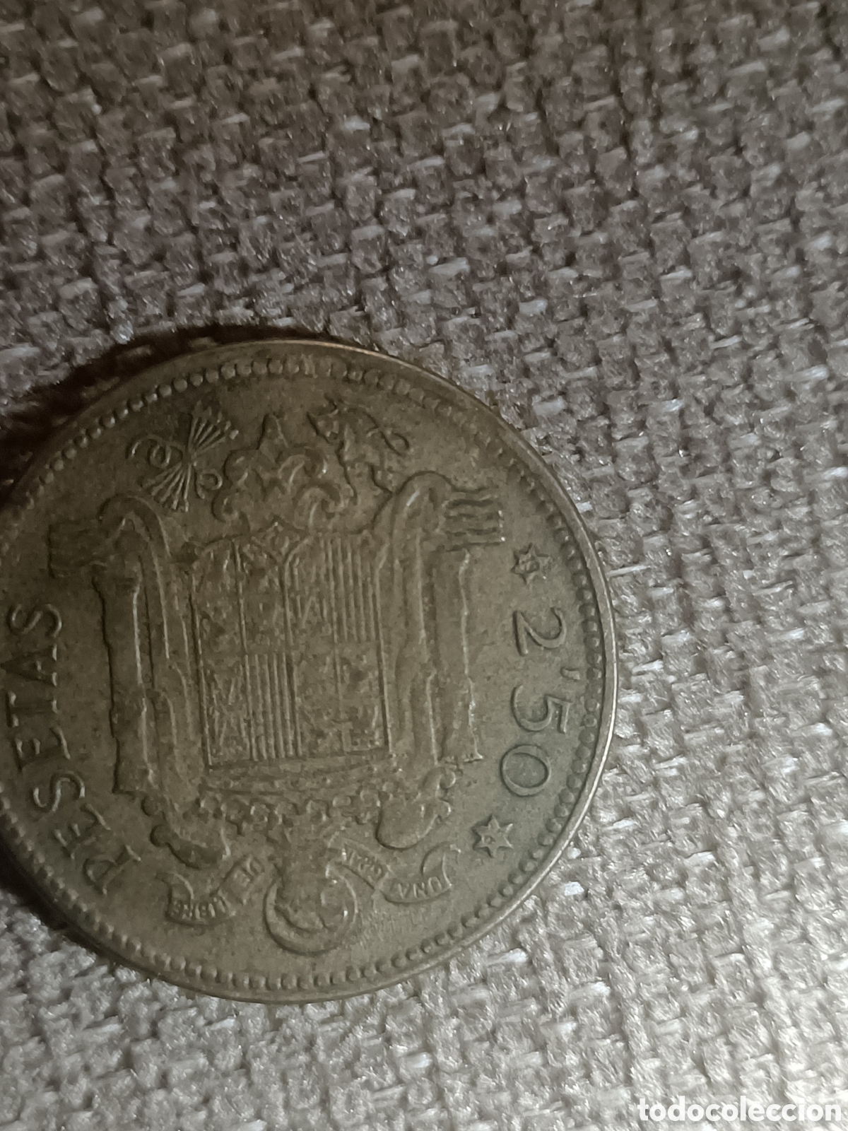 Monedas Franco: Moneda de 2,50 pesetas de 1953 - Foto 3