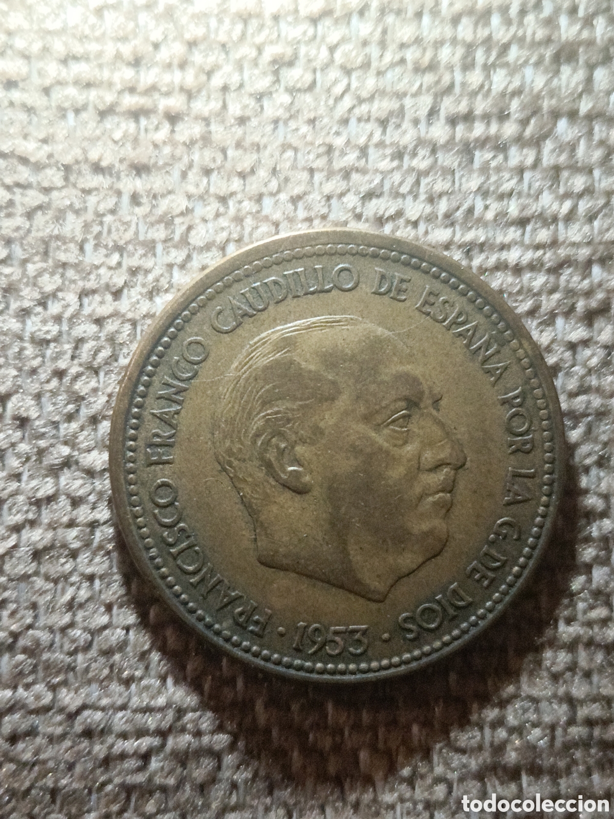 Monedas Franco: Moneda de 2,50 pesetas de 1953 - Foto 1