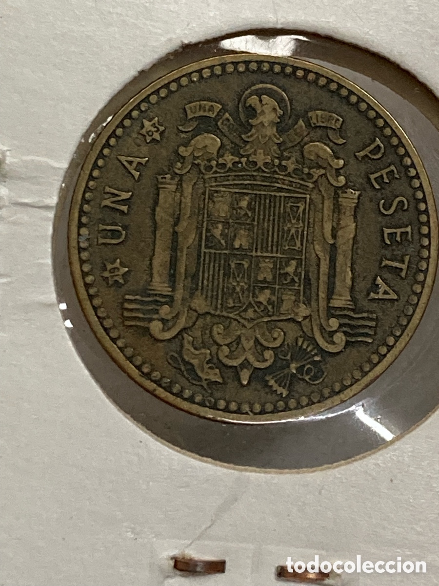 Monedas Franco: Moneda 1 peseta 1953 E63 /X48 - Foto 2