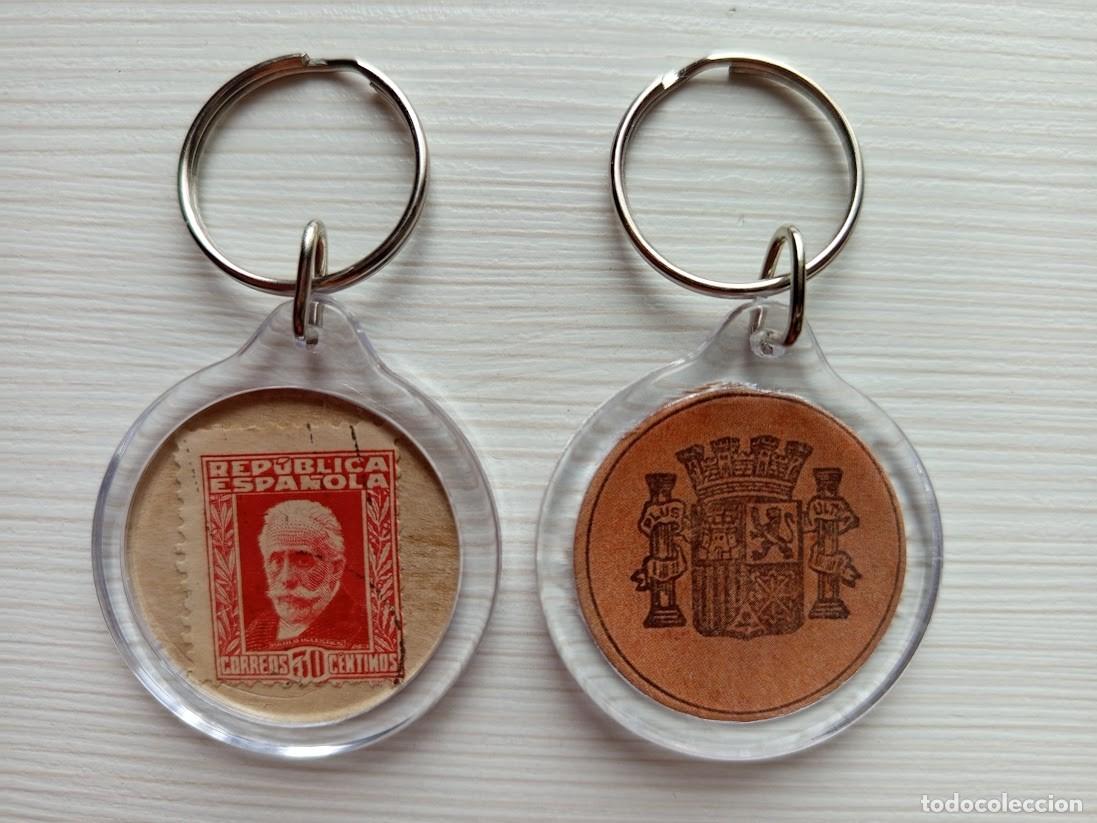 Monedas Franco: LLavero moneda provisional - Foto 1