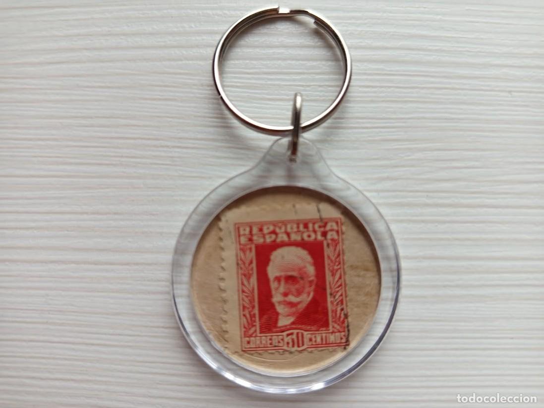 Monedas Franco: LLavero moneda provisional - Foto 2