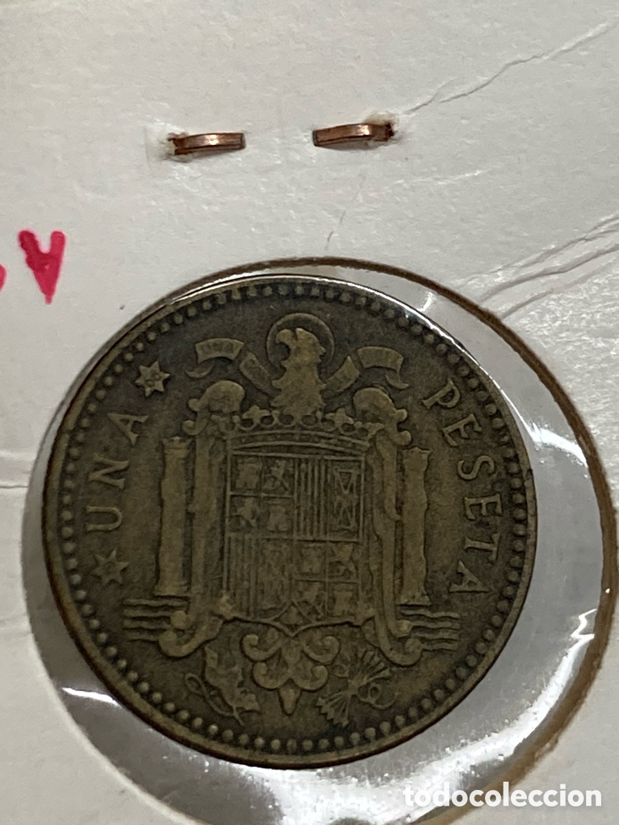 Monedas Franco: Moneda de 1 peseta 1963 E66 /M1 - Foto 1