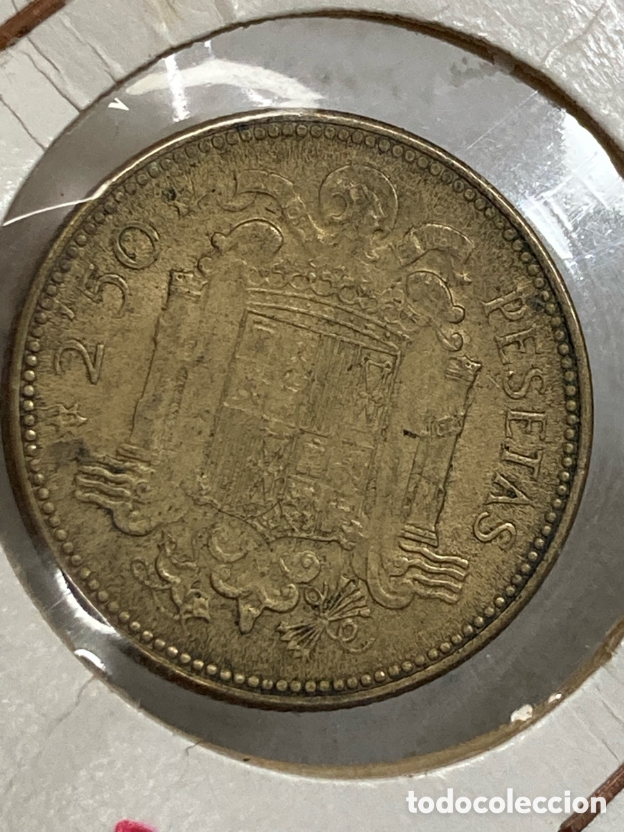 Monedas Franco: Moneda 2,5 pesetas 1953 E56 /M21 - Foto 1