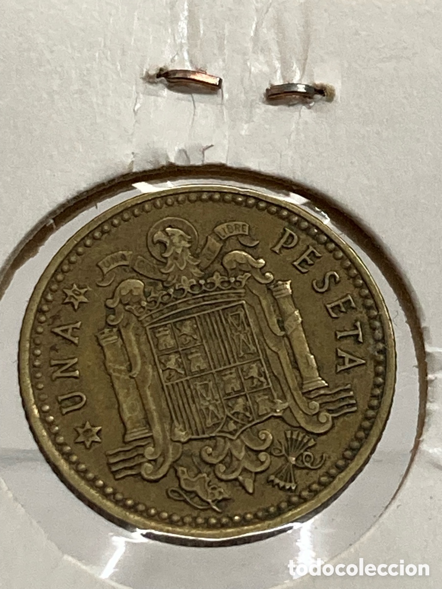 Monedas Franco: Moneda 1 peseta 1966 E70 /M55 - Foto 2