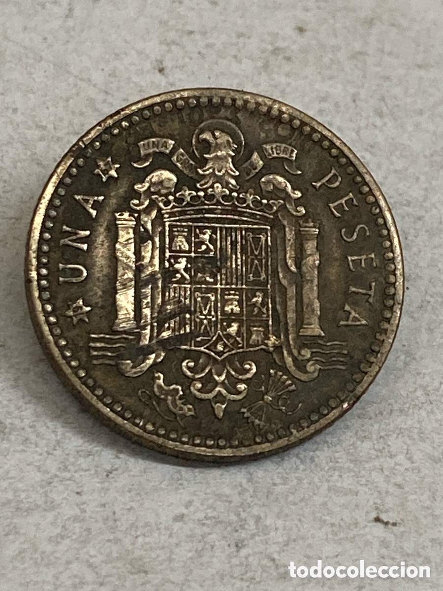 Monedas Franco: Moneda 1 peseta 1963 E67 V41 - Foto 2