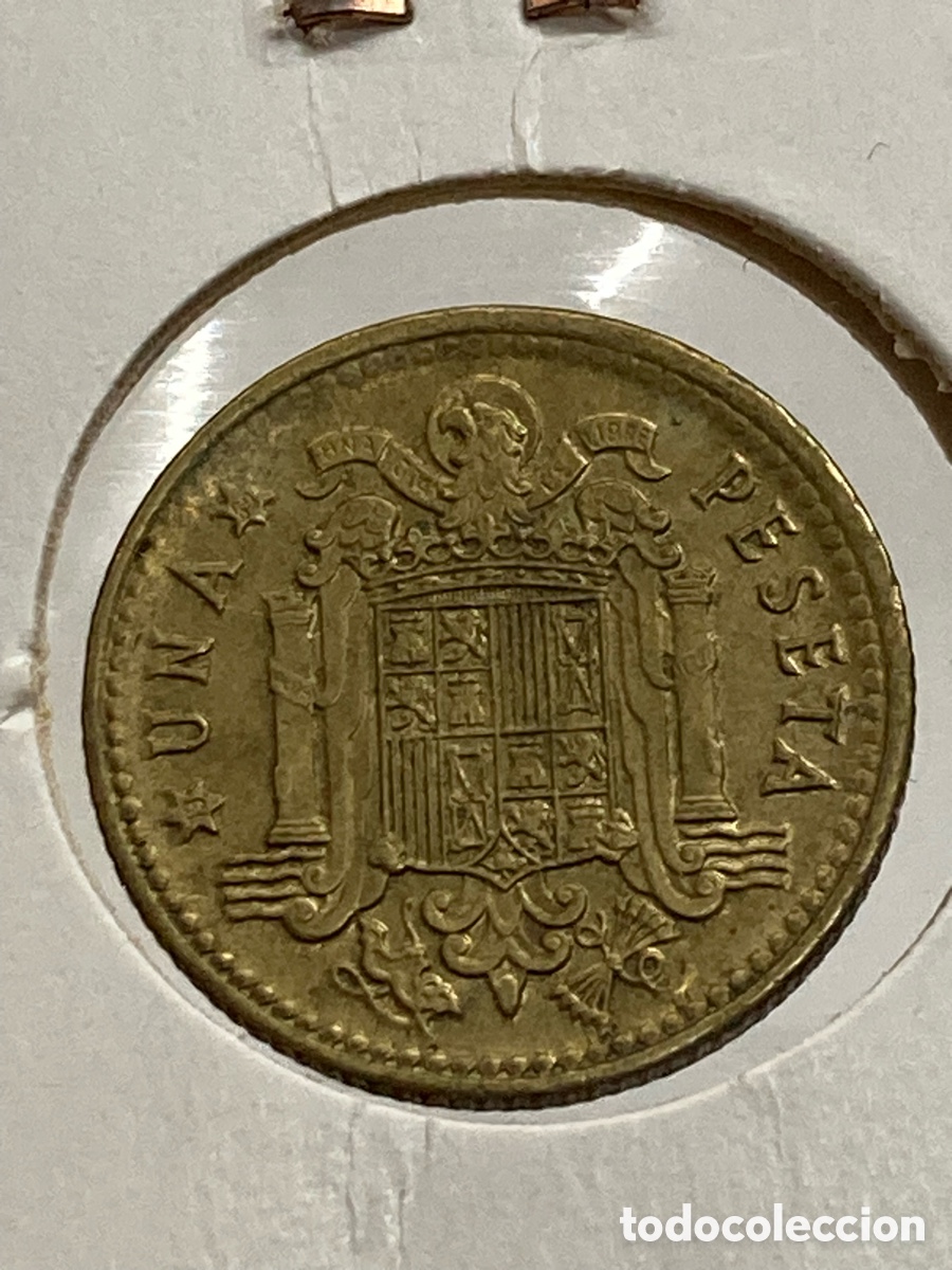 Monedas Franco: Moneda 1 pesetas 1966 E69 /V41 - Foto 1
