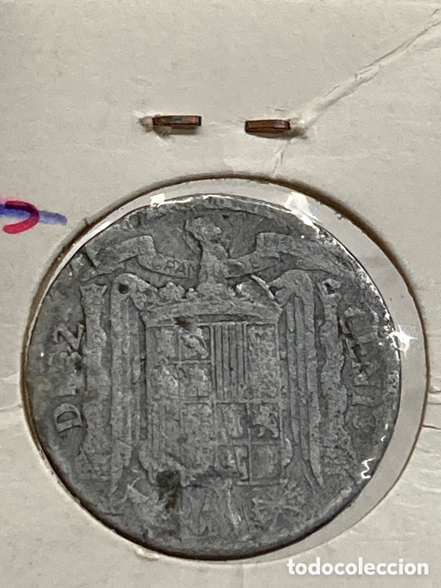 Monedas Franco: Moneda 10 c&eacute;ntimos 1940 /V41 - Foto 2