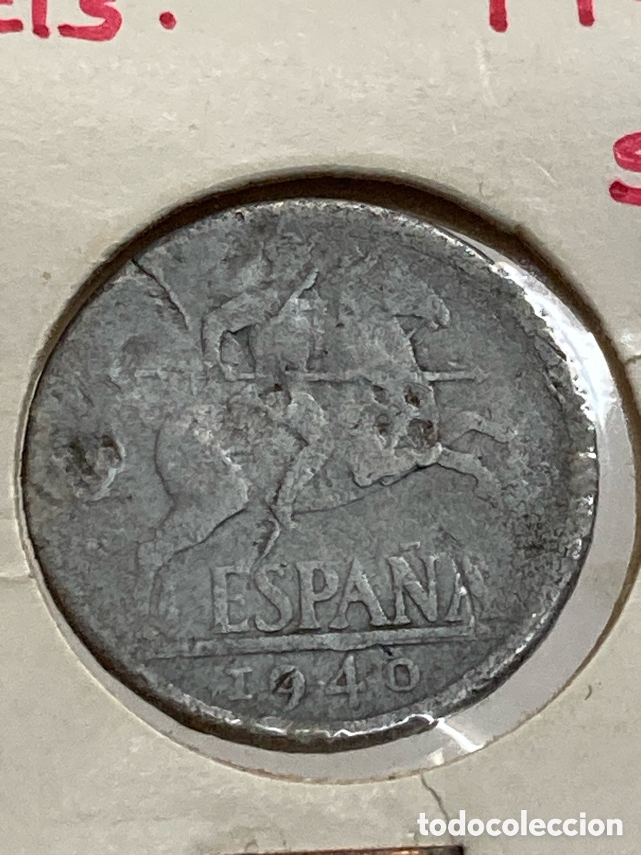 Monedas Franco: Moneda 10 c&eacute;ntimos 1940 /V41 - Foto 1