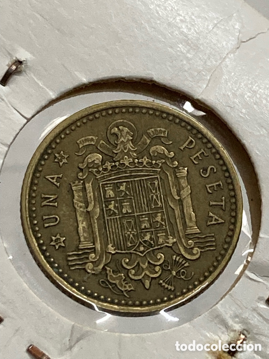 Monedas Franco: Moneda 1 peseta 1966 E68 /V41 - Foto 2