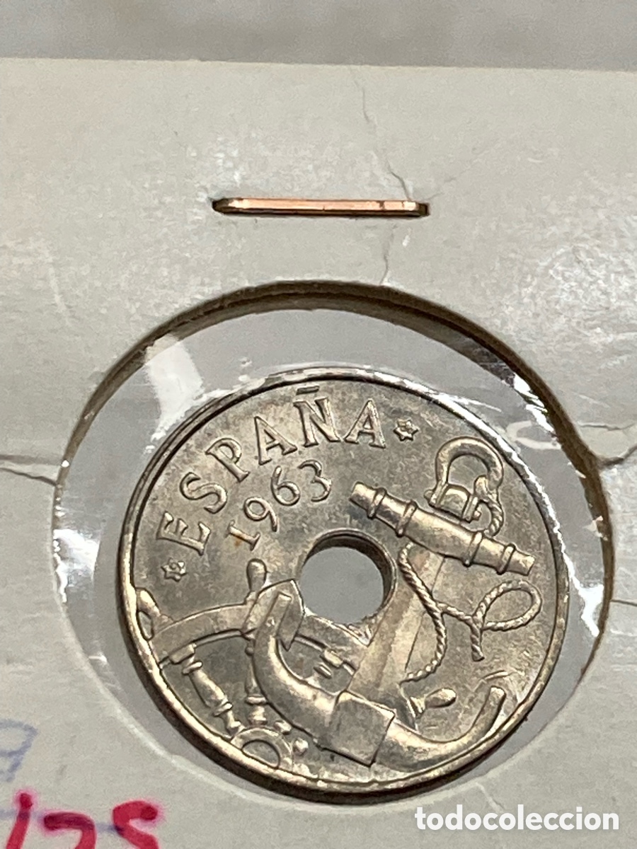 Monedas Franco: Moneda 50 c&eacute;ntimos 1963 E64 /X50 - Foto 2