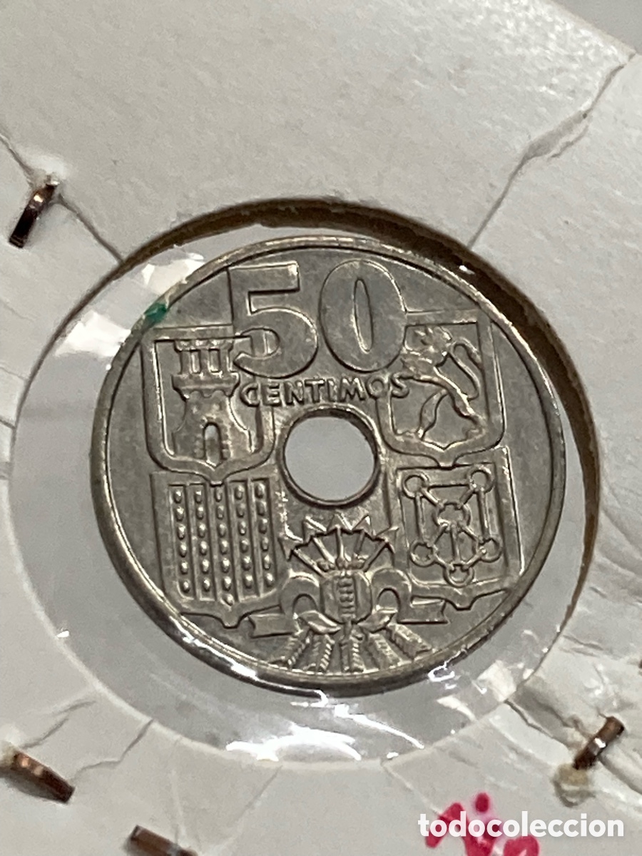 Monedas Franco: Moneda 50 c&eacute;ntimos 1963 E64 /X50 - Foto 1