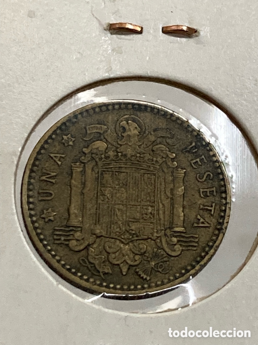 Monedas Franco: Moneda 1 peseta 1963 E65 /X53 - Foto 2