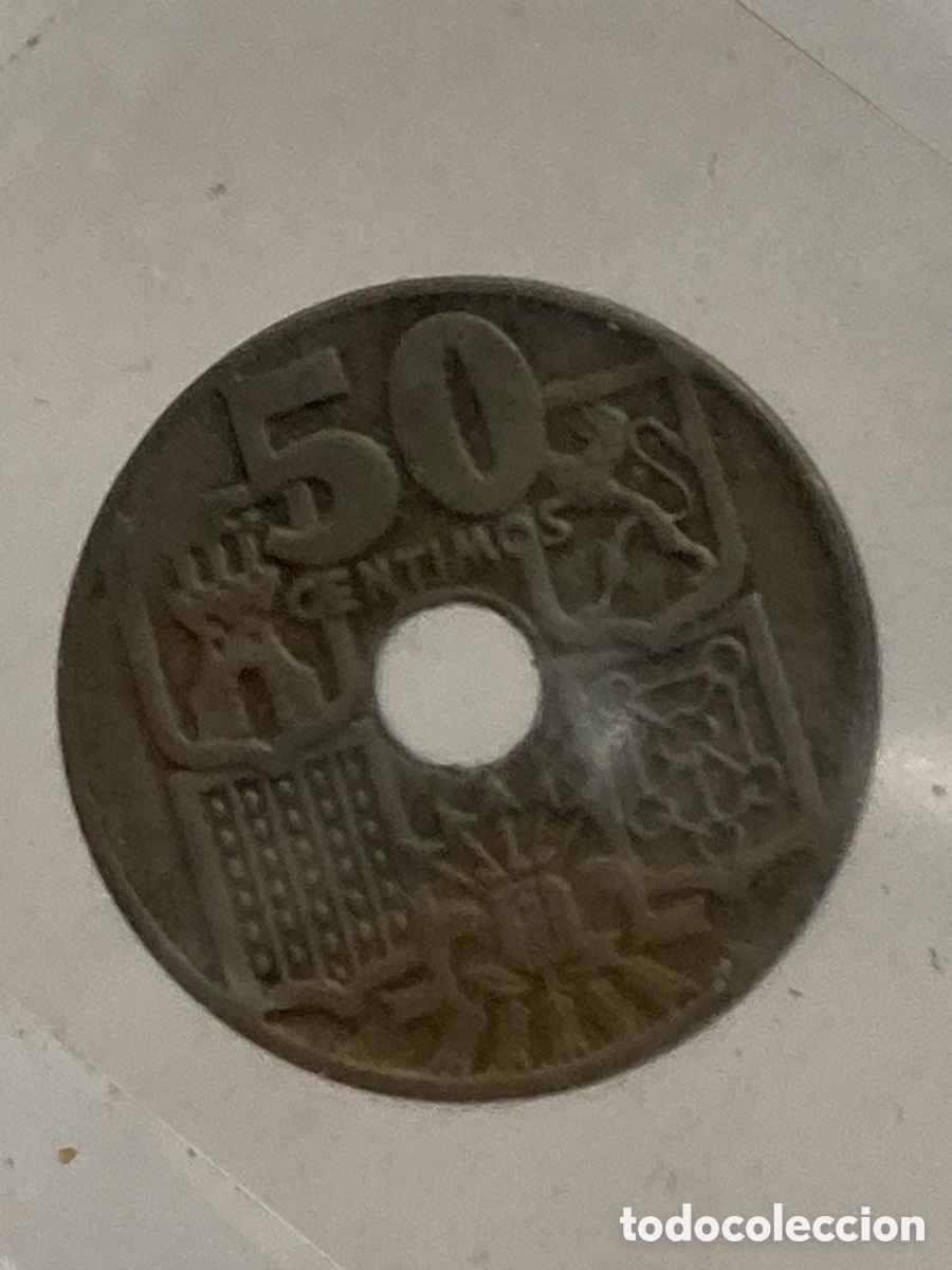 Monedas Franco: Moneda 25 c&eacute;ntimos 1949 - Foto 2