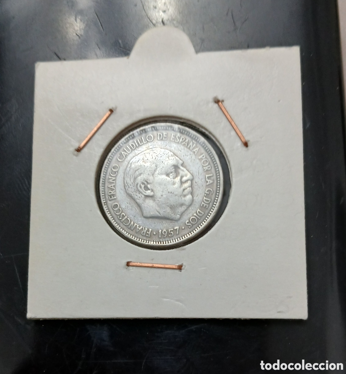 Monedas Franco: 5 PESETAS 1957*66 EBC - Foto 2