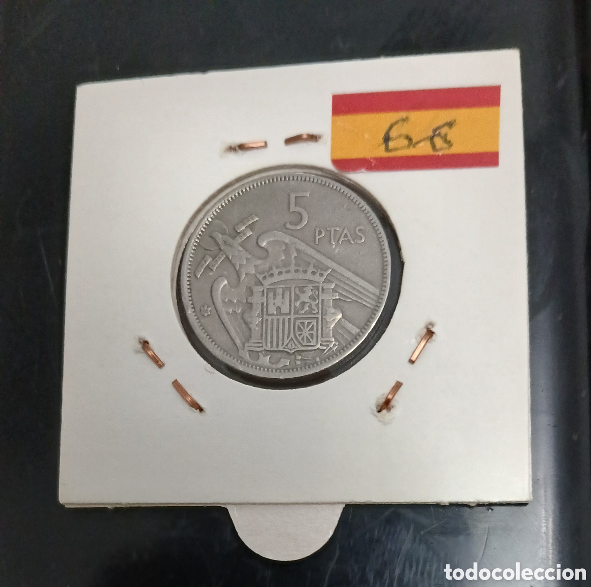 Monedas Franco: 5 PESETAS 1957*66 EBC - Foto 1