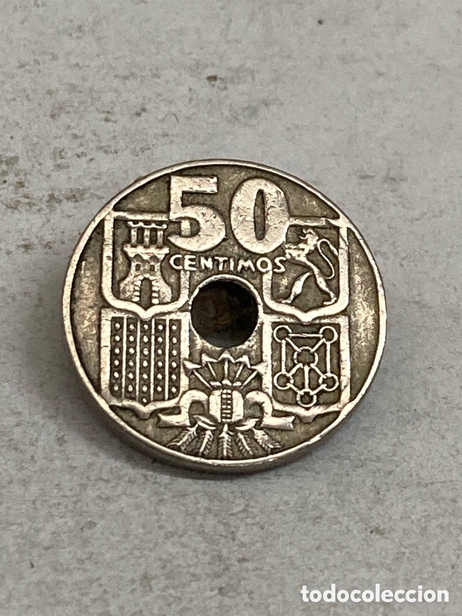 Monedas Franco: Moneda 25cts 1949 E53 L59 - Foto 1
